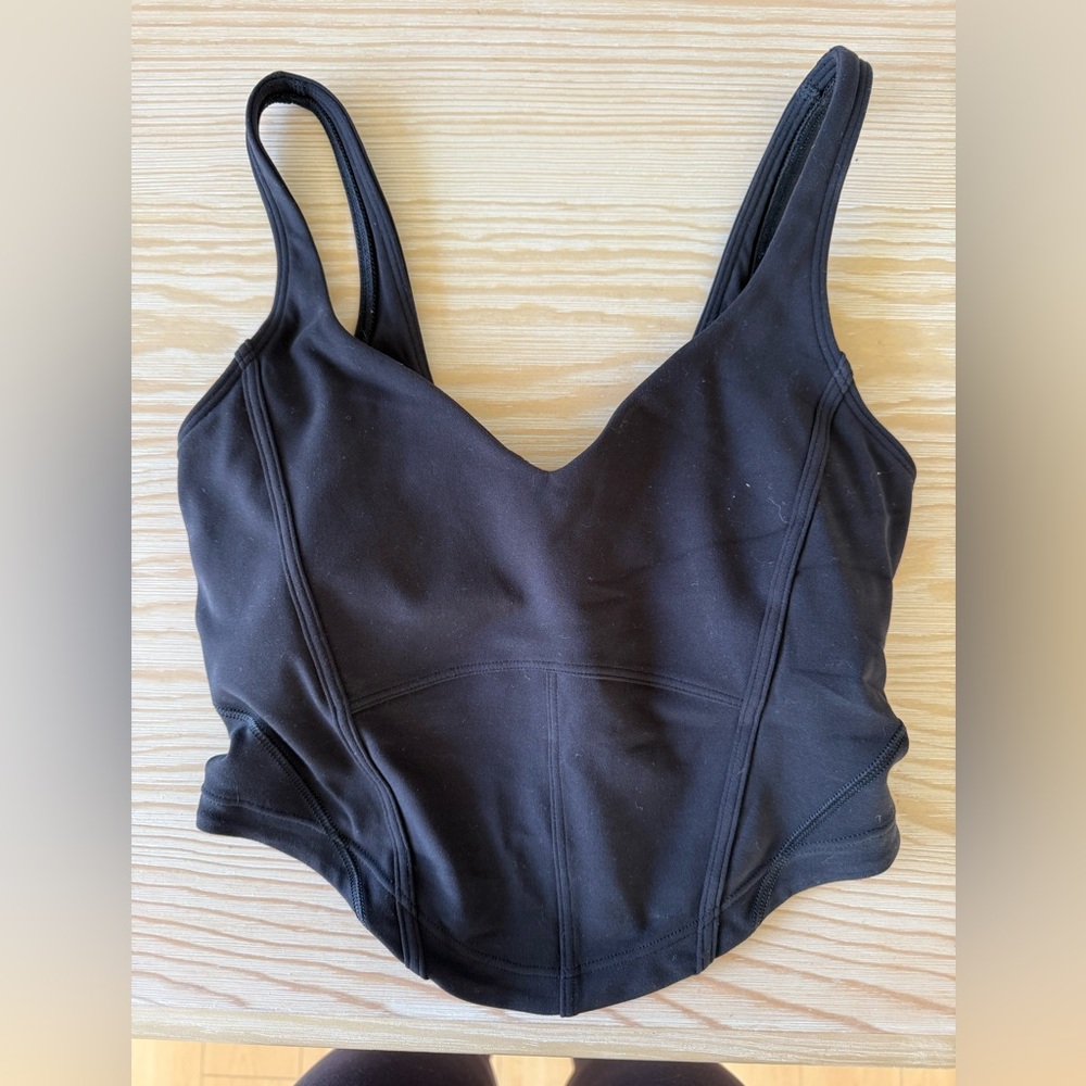 Lululemon - Black Align Corset Tank